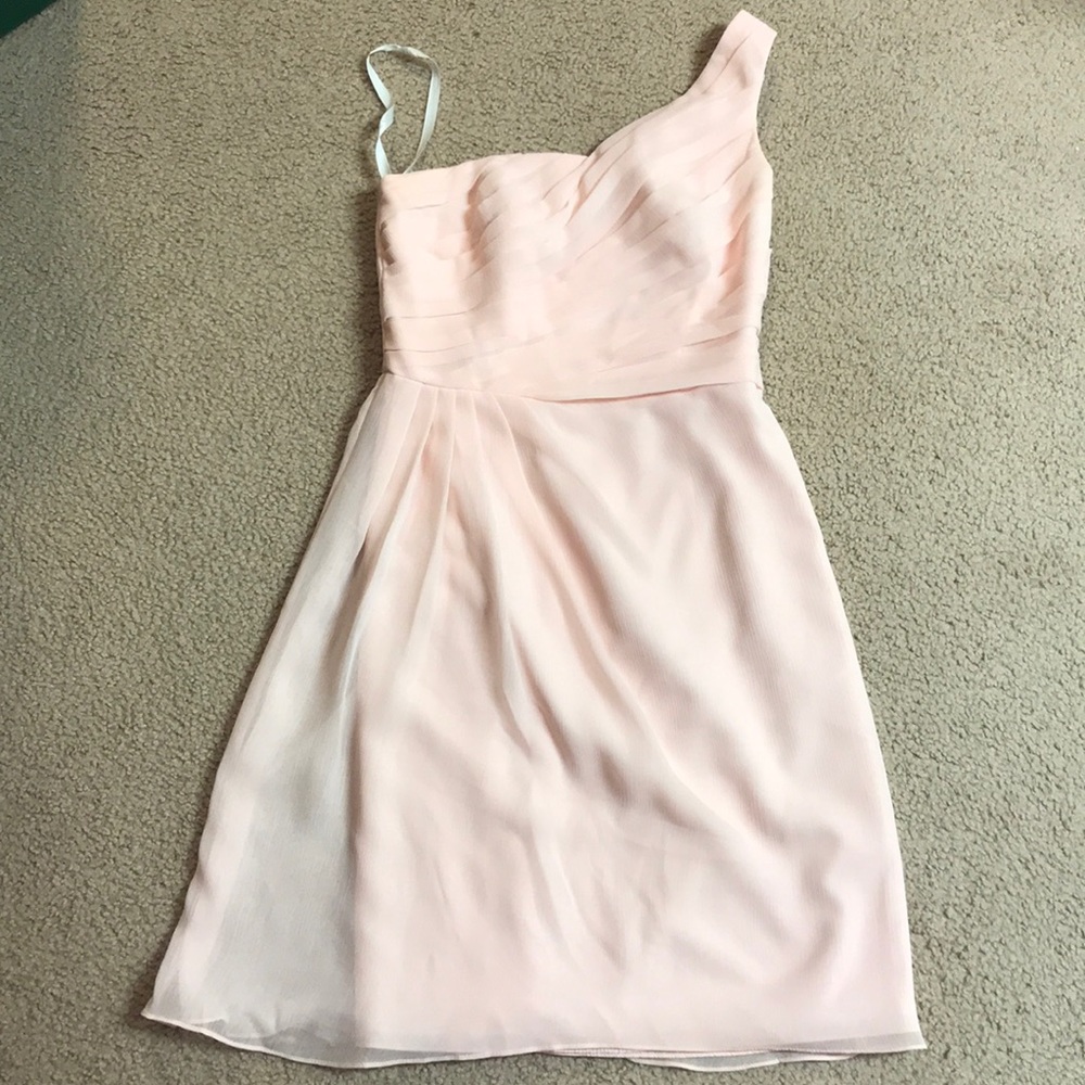 Davids bridal one shoulder dress (petal)